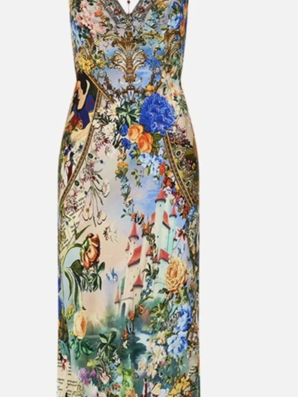 NEW!!Camilla * Unicorn Kindest One Of All Fairy-Tale SILK Maxi Dress Sold Out! - Picture 4 of 14